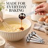 6-Piece Stainless Steel Measuring Spoons Set, Heavy Duty Tablespoon &