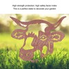 Peeping Cow Head Shape Animal Stake Decorative Metal Stake Garden