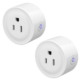 AUSKANG Enchufe Inteligente Wifi 2PCS,Smart Plug Compatible con Alexa Echo Dot Google Home Temporizado y Apagado, Contacto Inteligente Control Remoto via APP los Dispositivos Eléctricos