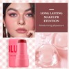 Eshioh Jelly Blush Stick, Cream Blush & Tool 2-IN-1, Blendable