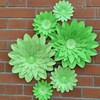 Mybbshower Large Lime Green Paper Flowers for Wall (12"-5") Spring