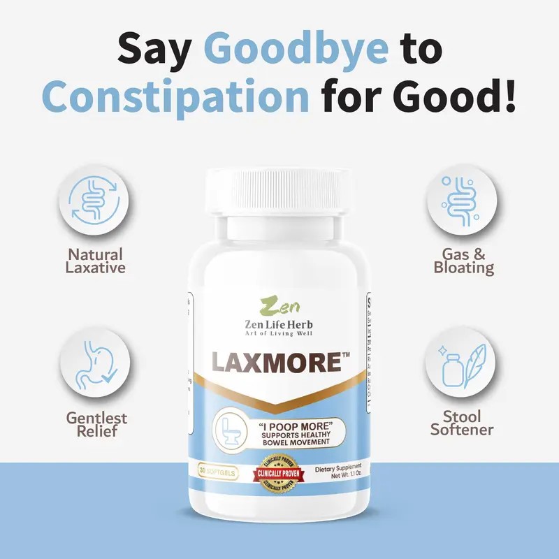 LAXMORE "I POOP MORE" Digestive Wellness Supplement – Supports Healthy
