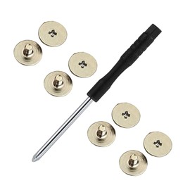 8pcs Laptop Hinge Screws with Phillips Screwdriver for HP,for Acer, for Dell, for MSI Laptop, Big Broad Head Screws to Display Back Cover LCD Screen Hinge