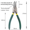 4 Pieces Snap Ring Pliers Set, 7 Inch Heavy Duty