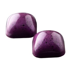 Greyas CM 3898 Louis Amado Clear Polycarbonate Chocolate Mold Candy Mould with 24 Square-Dome Cavities 36mm x 36mm x 15.9mm High