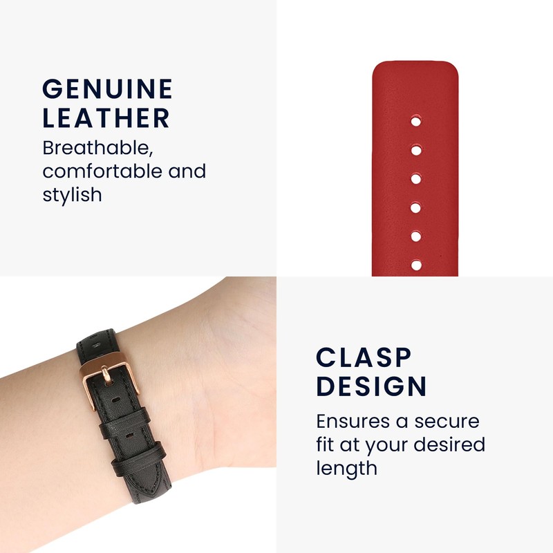 kwmobile Replacement Armband for Garmin Lily Sport - Genuine Leather