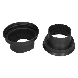 2pcs Audio Loud Speaker Waterproof Cover Mount Adapter Pad Insulation Silica Gel Protection MaintenanceBlack