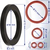 Set of 5 Coffee Machines Sealing Rings for Gaggia Baby