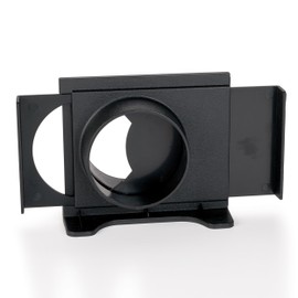 Woodriver Dust Connection 4" Wall Mount Abs Self-Clean Blast Gate Fitting