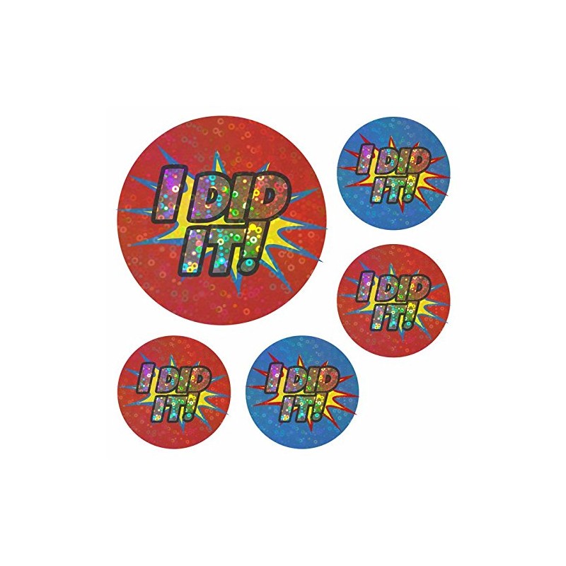 A3 Superhero Reward Chart School Stickers with Glitter Stickers