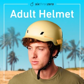 sixthreezero Bike Helmet, Adult Bicycle Helmet for Men and Women, Road and Street Cycling Helmets, Cream, Medium