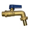 1/2 Inch Brass Lever Bib Tap with Blue Handle