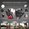 Inbike Men's Bike Gloves Gel Pad Half Finger for Mountail