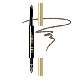 Maksure Eyebrow Pencils for Women, Eye Brow Makeup Pencil, Dual-Sided Brow Brush, Drawing Eye Brow, Universal Eyebrow Pencil with Triangular Tip, Waterproof, Fills Brow Makeup (05#MEDIUM BROWN)