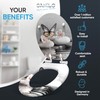 Sanilo Toilet Seat ROUND with Soft Close, Quiet and Slow