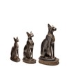 Discoveries Egyptian Imports Bastet Cat Goddess Statue - Antique Gold