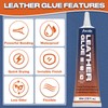 Aarovibe Leather Glue, 60ml Strong & Flexible Leather Adhesive –