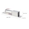 12V Electric Deadbolt Lock Low Temperature Electric Drop Bolt Lock