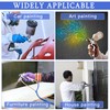 Worldity Paint Strainer, 100 mm Plastic Filter with Fine Nylon