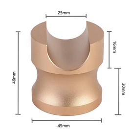 1 Pieces 45x46mm Aluminum HIFI AMP Speaker Cables Isolation Stand Power Cables Signal Line Shock Mount Black