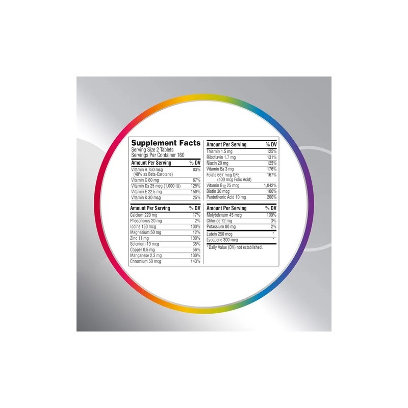 Centrum Minis Silver 50 Multivitamnico Con D3 Y B, 320