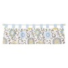 Trend Lab Waverly Baby Pom Pom Spa Window Valance, Blue/Cream/Green/Gray