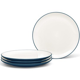 Noritake Colorwave Blue Salad/Dessert Plate, Coupe, 8 1/4", Set of 4 in Blue
