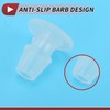 HEROFFIX 4 Pcs Aquarium Plastic Hose Barb Fitting 7/32" Barb