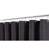 Biscaynebay Extra Long Fabric Shower Curtain Liner 72 Inch Width