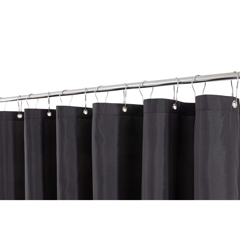 Biscaynebay Extra Long Fabric Shower Curtain Liner 72 Inch Width