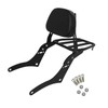 BAIONE Detachable Passenger Backrest Sissy Bar with Rear Luggage Rack