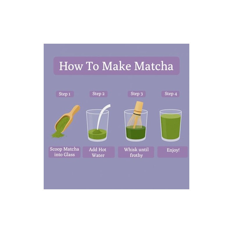 Ancient Roots Matcha de lavanda - Té verde en polvo