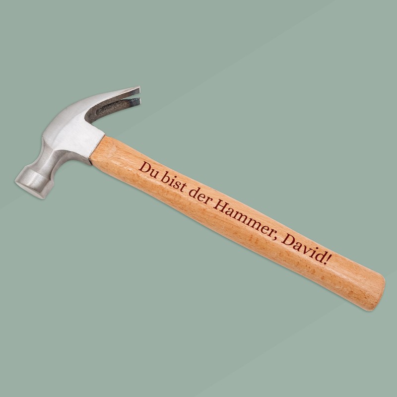 Abenteuernah Hammer personalisiert, Geburtstagsgeschenk, Geschenke für Männer, Papa, Onkel, Opa,