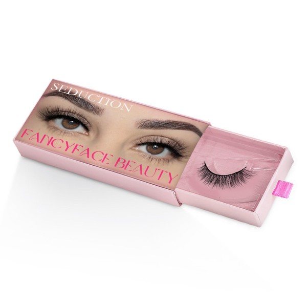 FancyFace Faux Mink Lashes - Luxurious False Eyelashes For Natural