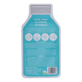 YEAUTY SMOOTHIE Cloth Mask Aloe Vera, Olive Oil & Vitamin E - Moisturising Face Mask for Intensive Care, Radiant Skin - 100% Biodegradable - Pack of 1