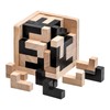 Wooden Brain Teaser Puzzle Skills Builder Shape Pieces Educational Toy