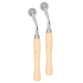 Oumefar 2PCS Tracing Wheel with Stainless Steel Roller - Strong Clamping Force & Wide Applications & Durable & Compact - DIY Sewing Perforator Tool for Cloth Paper