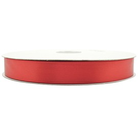 Lassos Boutique 7/8" x 100 Yard Single Faced Inch Satin Ribbon Art Sewing Party Favor Gift Christmas Birthday Ribbon (Red)