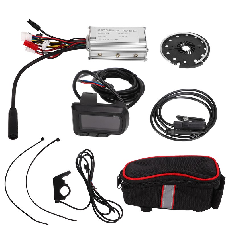 Electric Bike Conversion Kit with 15A Controller EN06 Panel Thumb