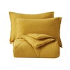 Chezmoi Collection Rory Mustard Yellow Comforter Set Twin Size 2-Piece