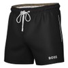 BOSS Men's Dogfish Swimming Trunks, Black 1