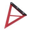 Woodworking Triangle Ruler Inch Scale Square Angle Ruler Aluminum Alloy