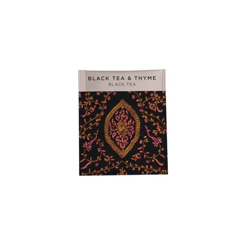 Black Tea with Thyme – 25 Individually Wrapped Tea Bags
