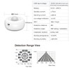 WiFi Smart Motion Sensor: PIR Motion Detector Alert, Wireless Infrared