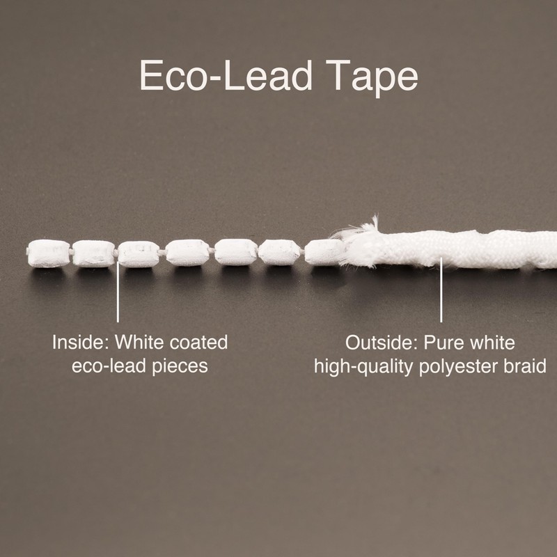 Shelver Curtain Weight, 100 grams per metre x 5 metre,