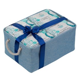 Juniper CLEAN 24 Pack Surface Cleaning Wipes Bleach Free, All-Purpose Cleaner for Bathroom, Kitchen, Office, 1728 Count Soft Flow with Gift Basket