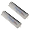 2 PCS Light Control Solar Warning Lights with 8 LED