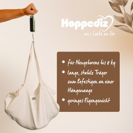 Hoppediz Baby Weighing Cloth for Hanging Scales Design Malmö Denim