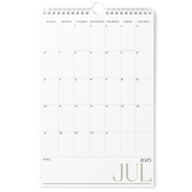 Karto Wall Calendar 2025-2026 - Vertical 11x17 inch July 2025 to December 2026 - Boost Your Productivity and Easy Planning with the Aesthetic Monthly Calendar - Three Letters