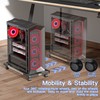 Mobile CPU Stand, CPU Rolling Stand Adjustable Computer Mobile Cart
